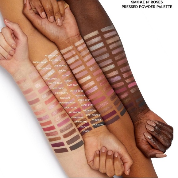 NEW 30pc Colourpop Smoke N' Roses Pressed Powder Palette Full Size Eyeshadow Set - Picture 3 of 8